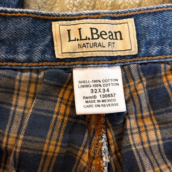 L.L. Bean Men's Natural Fit Jeans - Blue - Picture 5 of 6